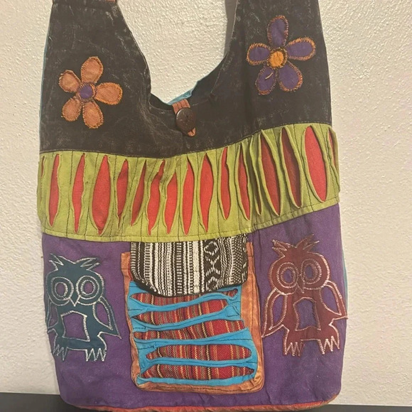 Patchwork Purse Over the shoulder - Picture 3 of 6